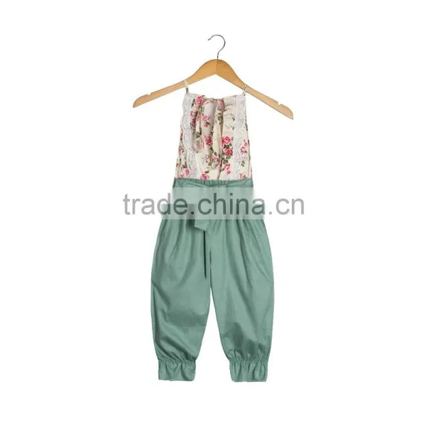 Wholesale Baby Clothes Funny Baby Bodysuit Floral Romper Bubble Jumsuit photo-2