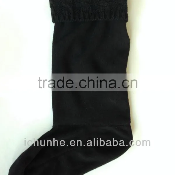 Majored in Fashion Black Usefu Lfleece Welly Warmers Named Boot Socks Producer photo-5