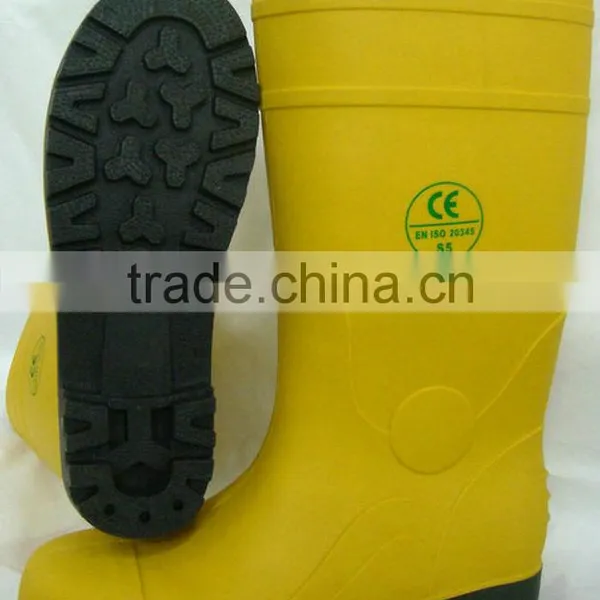 Puncture Resistance PVC Chemical Boots Industrial Safety Shoes photo-2