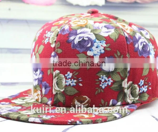Woman Printing Big Breasted Sunhat /Cotton Ladies Sports Hats photo-2