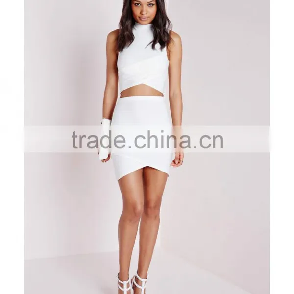 2015 New Style Sleeveless High Neck Ladies Crop Top photo-5