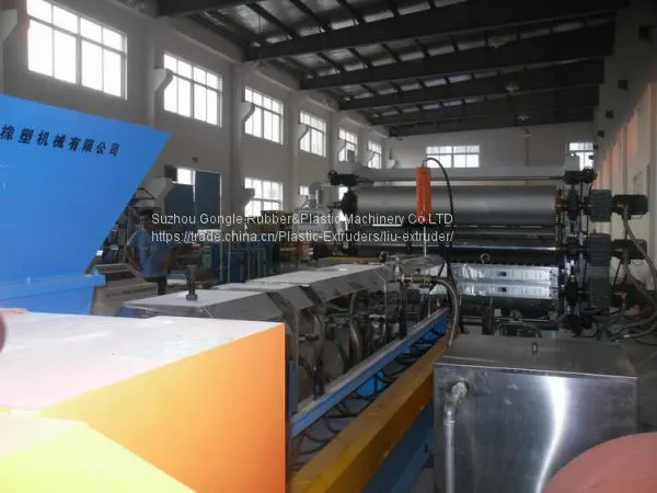 209180912 Abs Eva PMMA PS PC Plastic Sheet Making Machine Extrusion Line photo-4