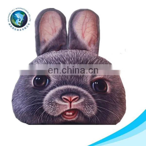 Fashion 3D Printing Decorative Throw Sofa Cushion Cheap Cute Soft Plush Animal Shaped Pillow photo-3