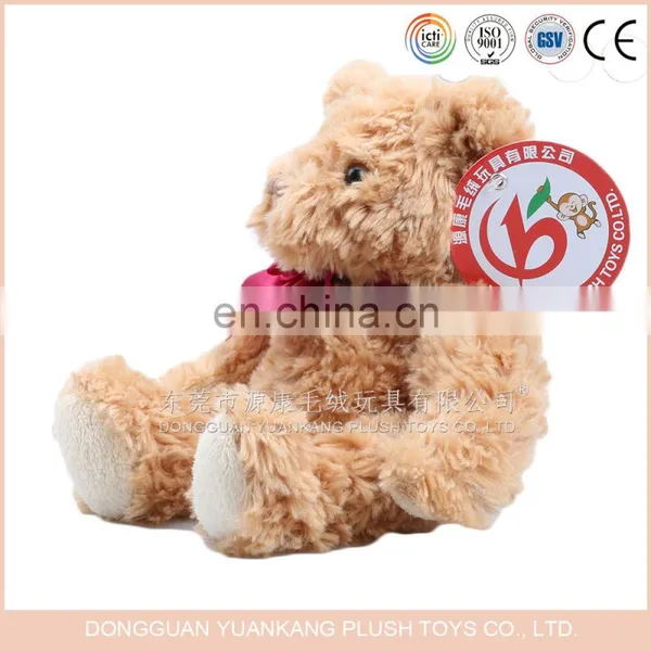 EN71 Standard Promotional Brown Color Cute Plush Teddy Bear Toy photo-2