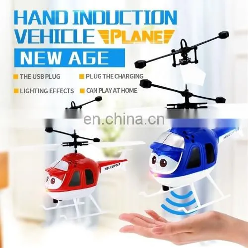 Dropshipping 8188 2CH Infrared Sensor Hand Induction Mini Helicopter With LED Light photo-4