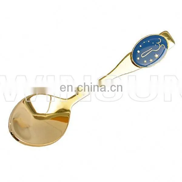 Promotional Custom Metal Red Handle Souvenir Spoon photo-5