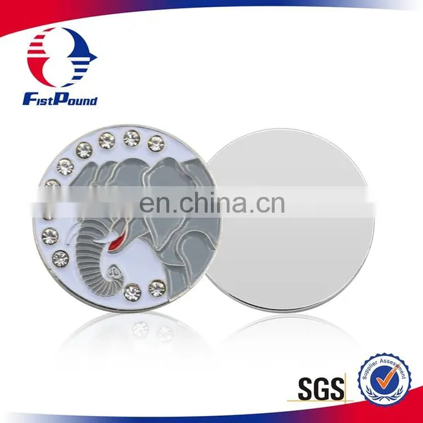 Custom design Animal Diamond Golf Ball Markers