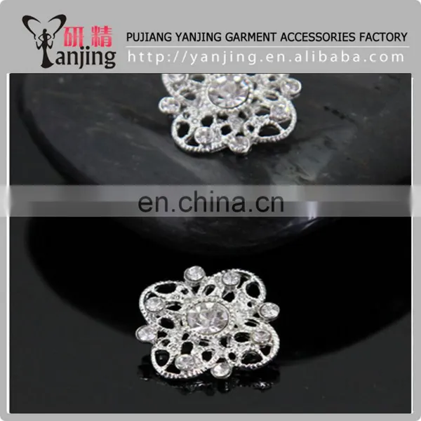 Wholesale Hot Sell Glass Crystal Rhinestone Shank Button photo-2