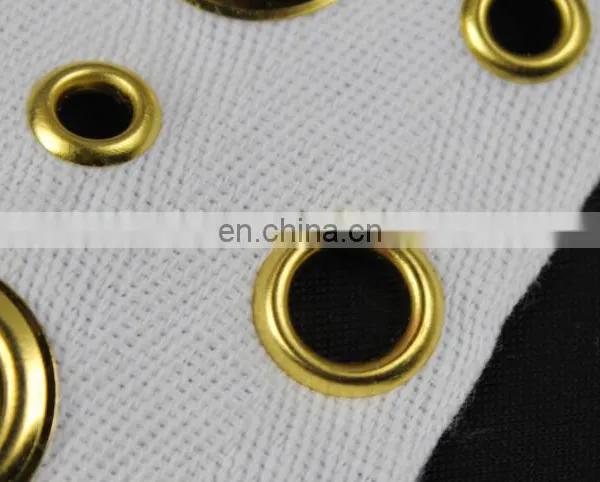 Gold Eyelet Style Lace Trim for Decorative photo-2