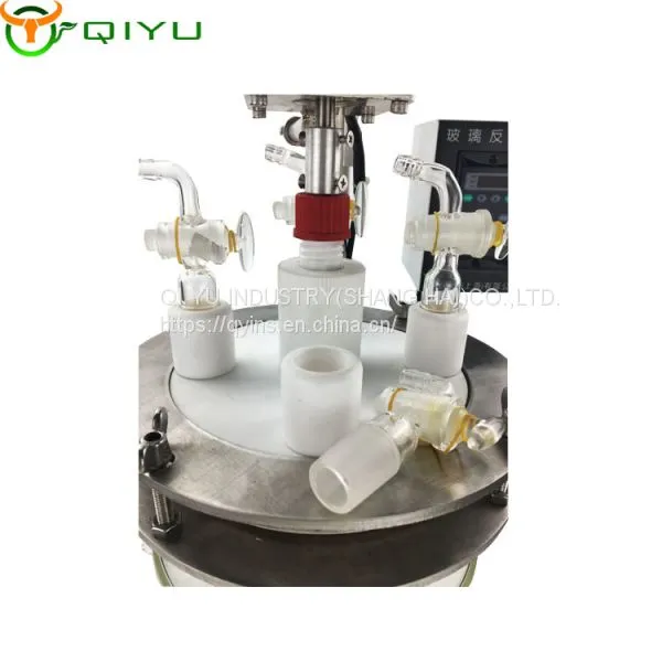 5L Polypeptides Solid State Reaction Kettle Glass Reactor Glass Lined Vessel photo-5