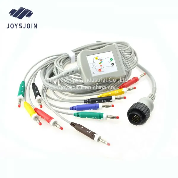 Cardioline/Kenz PC-104 Ekg Cable With Leadwires