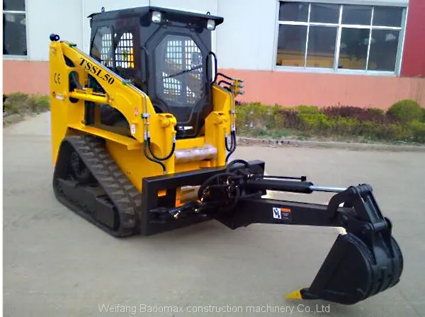700KG Loading Capacity Baoomax Mini Crawler Skid Steer Loader photo-3