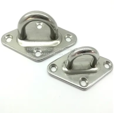 High Polished Stainless Steel 304/316 Square Pad Eye For Shade Sails photo-5