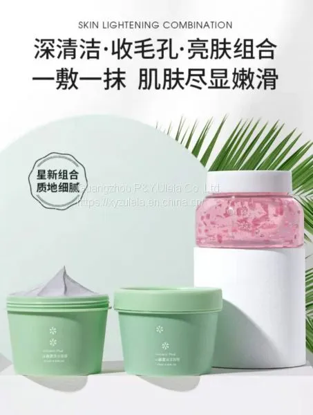 Hyaluronic Acid Whitening Snowy Mudpack Clay Masques for Face Skin Care