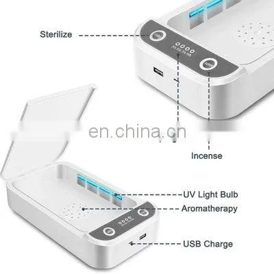Popular UVC Sterilizer Multi-Function Disinfection Box With Wireless Charger 10W 15W Cell Phone UV Sterilizer Cleaner photo-5