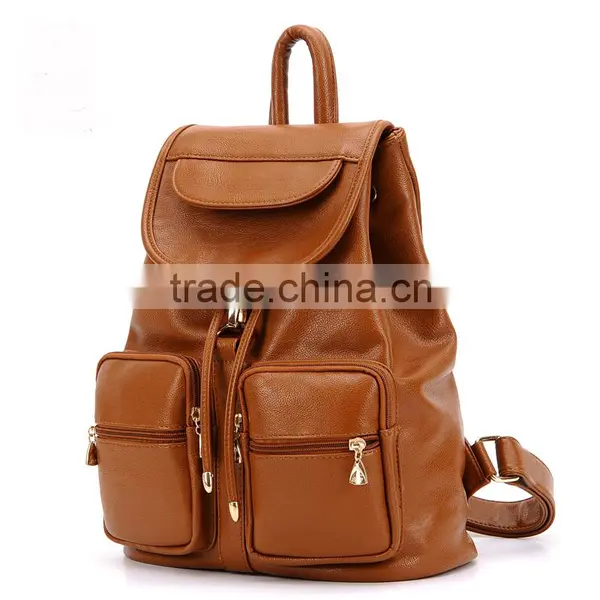 leather back pack bag