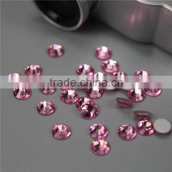 Wholesale Flatback Non Hot Fix Rose Crystal Stone for Garment Bags Shoes photo-2