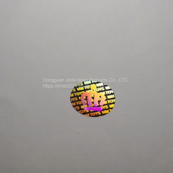 Custom Logo Size Laser Hologram Barcode Sticker Hologram Picture Printing