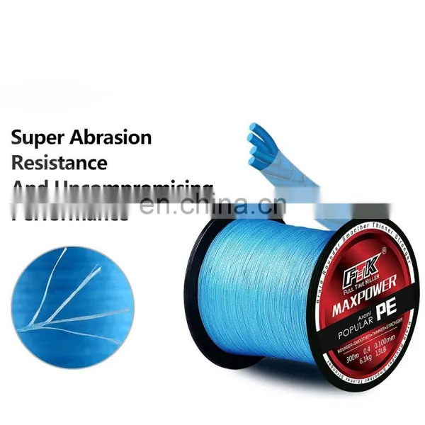 Wholesale 4 Strands High Strength 300m PE Fishing Line 6 Colors Super Strong Seawater Ocean Fishing Line photo-5