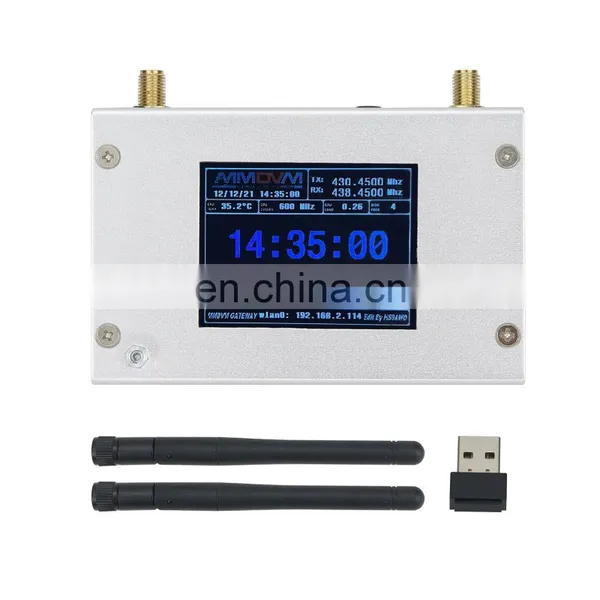 Duplex MMDVM Hotspot With Aluminum Alloy Shell Color Display Screen Supporting For C4FM/DMR/DSTAR P25