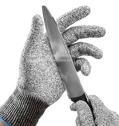 Breathable Cheap Price Level 5 Cut Resistant Gloves Kitchen Restaurants Sharps and Safety Protection Gloves photo-4