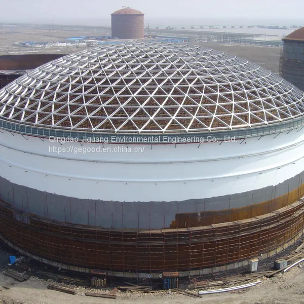 Aluminium Geodesik Dome/penutup Mandiri/penutup Tangki/Penutup Aluminium/atap/atas/Aluminum Geodesic Dome/ Self-supporting Cover/tank Cover/ Aluminum Cover/roof/top