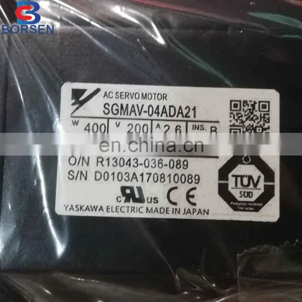 Original New Japan AC Servo Motor Price 400W Yaskawa SGMAV-04ADA21 SGMAV-04ADA61 photo-3