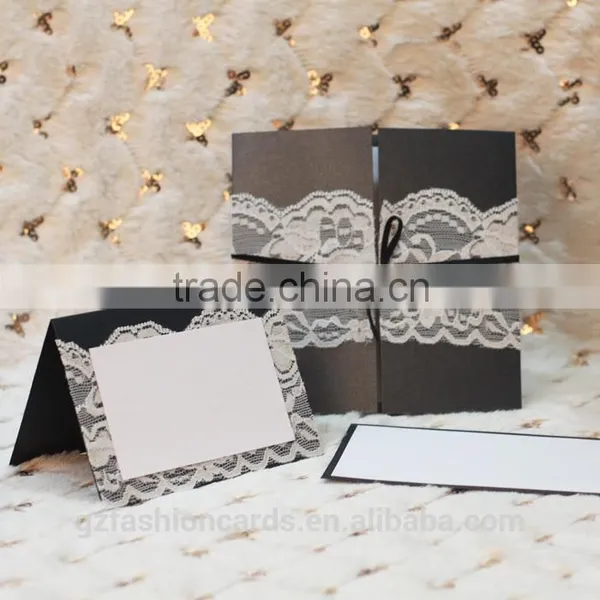 Kerala Christian Customized Lace Ribbons Greeting Card Guangzhou photo-2