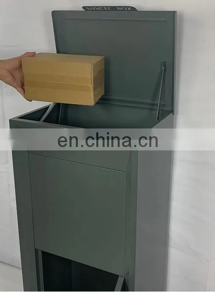 Wholesale Custom Outdoor Steel Metal Parcel Post Letter Mail Drop Delivery Box photo-4