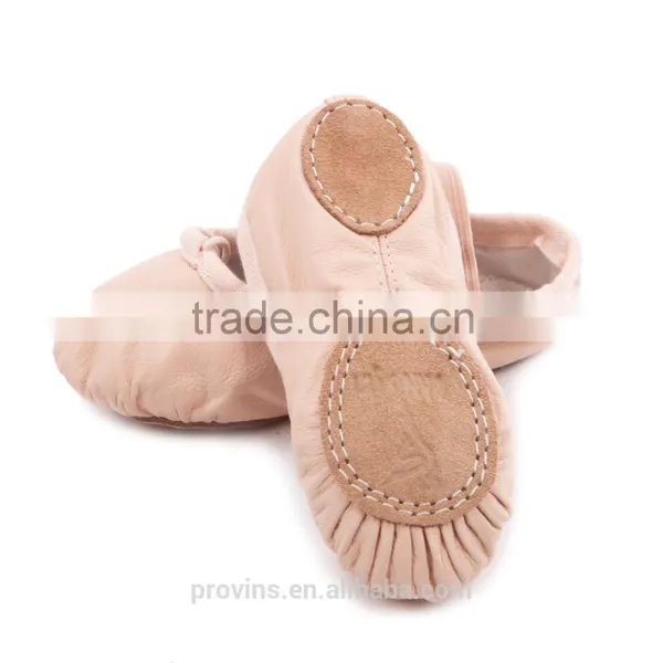 Wholesale Full Leather Split-sole Ballet Slippers (5130) photo-5