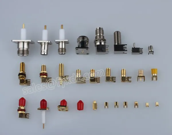 SMA Female PCB Panel Edge Mount Connector Straight Solder RF Coaxial Adapter photo-4