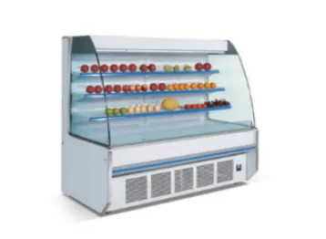 Cold Dish Display Cabinet Supermarket Pickles Pickles Cabinet Commercial Slot Ice Table Refrigerated Fruit Salad Table Fresh Brine Goods