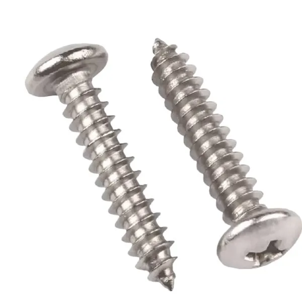 Pan Head Screw Wood Cross Self-Tapping Screw Phillips Full Thread Stainless Steel Self Tapping Screws for Metal photo-4
