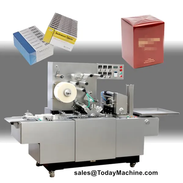 Automatic 3D Cellophane Wrapping Machine for Perfume Chocolate Gift Box Transparent Film Packing Machine photo-3