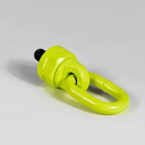 Customized CNC Machined High Load Steel Safety Engineered Swivel Hoist Ring M8 photo-5