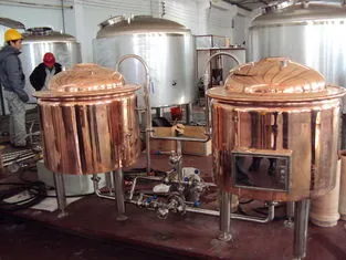 4BBL 2-Vessel Direct Fire Heating Nano Brewery System With Full Automatic Control photo-3