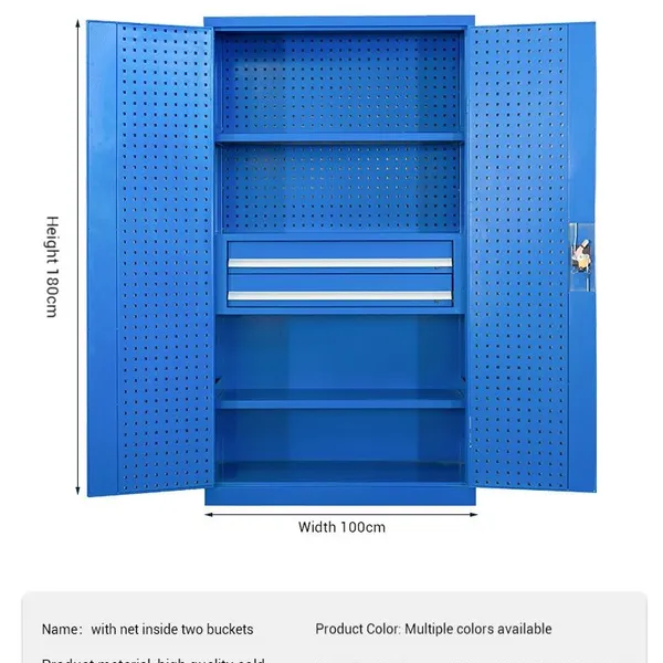 Sturdy Industrial Tool Chest | With 3 Drawers and Adjustable Shelves | for Warehouse and Maintenance Shop in Houston photo-3