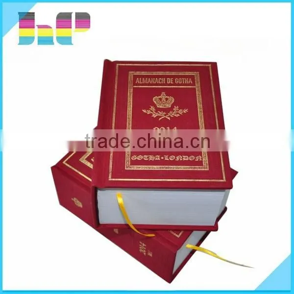 Cheap Leather Cover Dictionary Book Printing Service, Cloth Cover Book Printing Factory photo-5