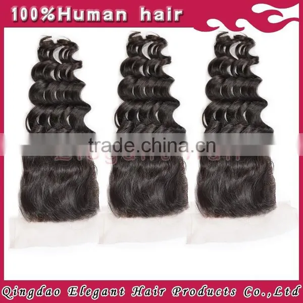 Best Selling Silk Base Closure Wholesale Natural Virgin Brazilian Hair Body Wave Closure photo-3
