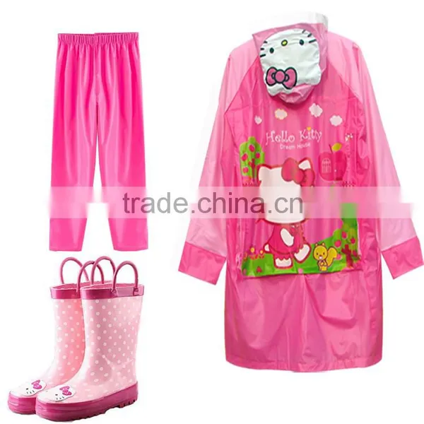 2016 China Hot Selling Children Raincoat Online Shopping