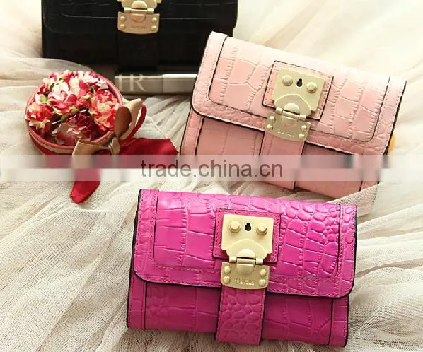 2016 Fashion Women Trendy Wallet PU Leather Purses Quality Choice photo-3