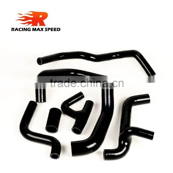 SILICONE Hose for vw CORRADO G60 BLACK photo-2