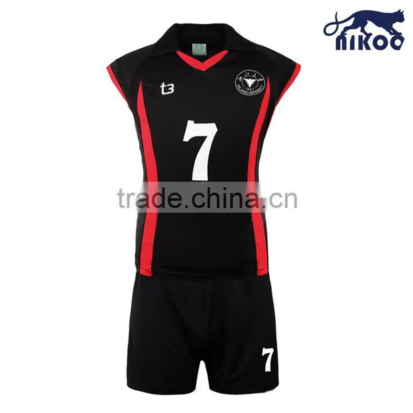 2014 Volleyball Kits/volleyball Uniform Cut&sew Style for Wholesale