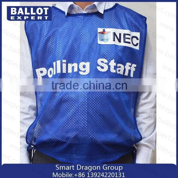 100% Polyester High Visibility Safety Reflective Vest