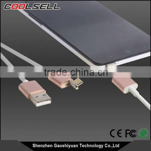 Coolsell Premium Magnetic 8pin USB Quick Charging Cable With LED Display and Metal Shell for Iphone5/6 photo-2