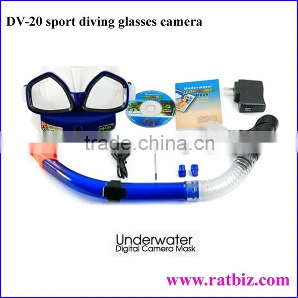 Sport Glasses Diving Cameras Underwater 30M Waterproof HD 1280*720P Action DV Camera Video Diving Scuba Mask DV-20 photo-4