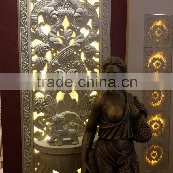 Artificial Sandstone Lighted Pillar photo-2