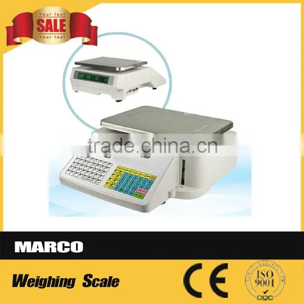 Barcode Types Digital Weight Scale rs 232 Electronic Scale With Label Printer photo-3