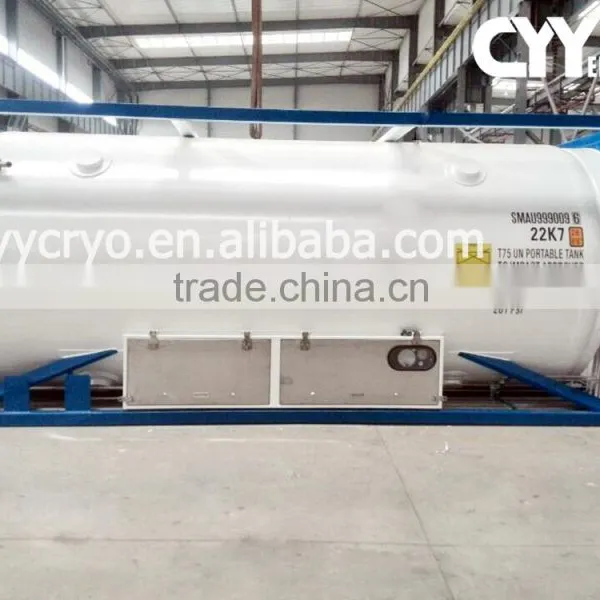 Cryogenic Liquid ISO Tank Container for LOX/LIN/Lar/LCo2 photo-4
