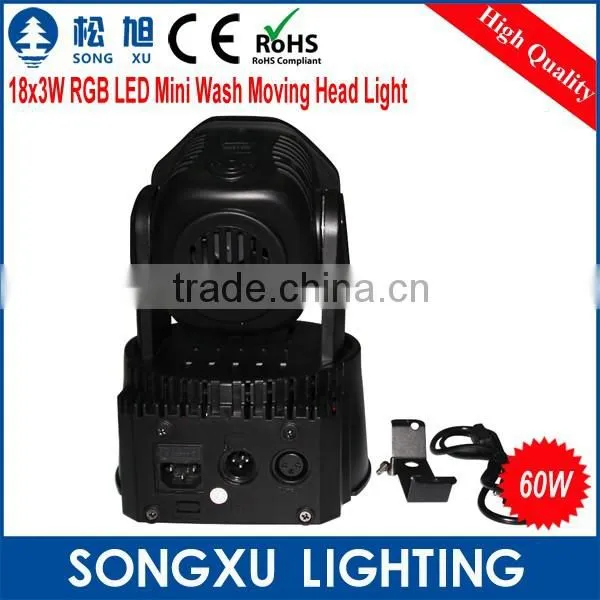Amazing Effect 18x3w RGB LED Mini Moving Head Light, Moving Head Wash Light For Event,Disco Party Nightclub/SX-MH1803 photo-4
